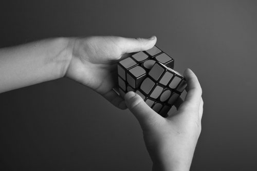Solving Rubiks Cube--practice and experience lead to solutions, just like website optimization.